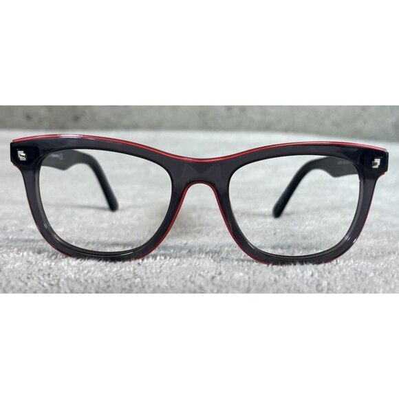 DSQUARED2 DQ5166-3 020 Square Full-Rim Black Red Eyeglasses Frames 51-19-145 - Picture 4 of 8